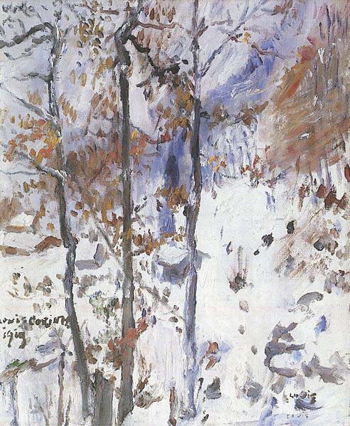 Lovis Corinth Walchensee, Schneelandschaft